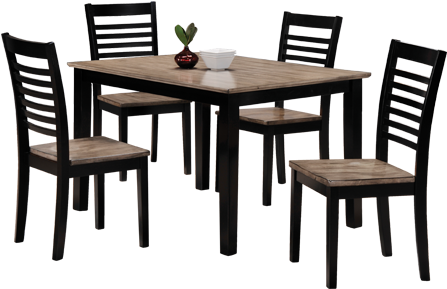 Portfolio - East Pointe 5 Pc Dining Set (460x320), Png Download