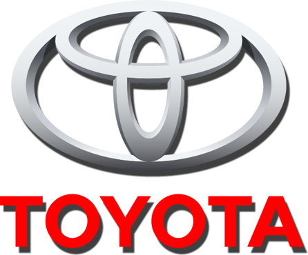 Free Icons Png - Toyota Logo Wall (446x370), Png Download