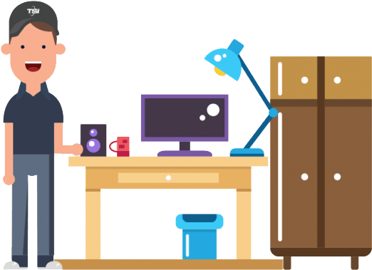 Upon Arrival, Our Movers Bring Everything Inside Your - Furniture (800x488), Png Download