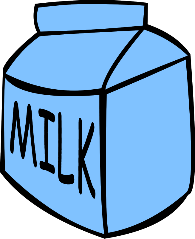 Dairy Clipart - Milk Clip Art (654x800), Png Download