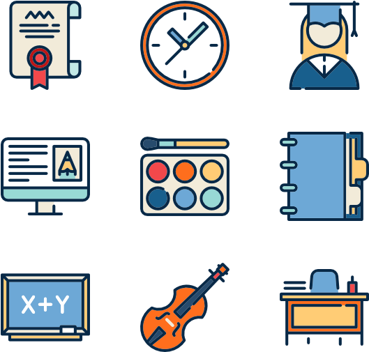 High School Collection - School Facilities Icon Png (600x564), Png Download