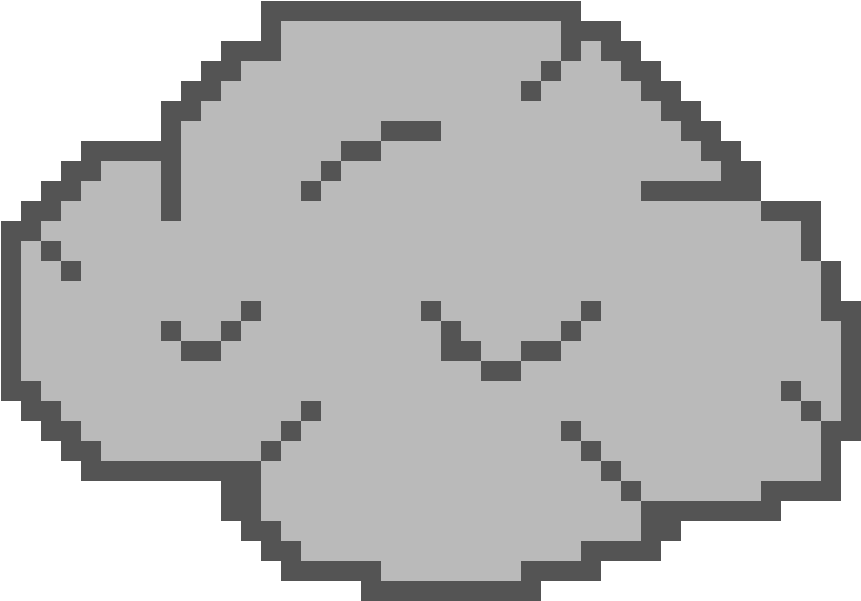 Dark Cloud - Cross-stitch (1200x1000), Png Download