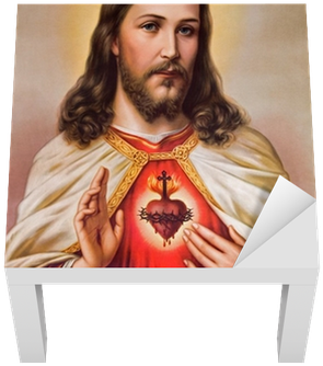Typical Catholic Image Of Heart Of Jesus Christ Lack - Jesus Exists! Stories From The Web That Proves That (400x400), Png Download