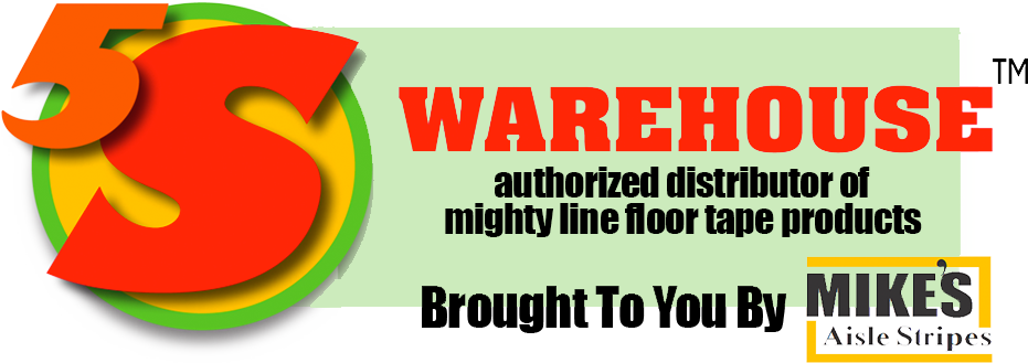5s Warehouse Floor Tape - Floor Marking Tape (931x329), Png Download