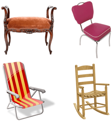 Chairs - Furniture Transparent (400x400), Png Download