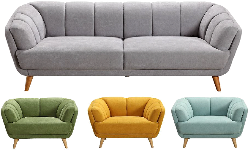 Urban Chic Couch (971x601), Png Download