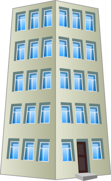 School Building Clipart 1 School Building Clip Art - Building Clip Art (366x596), Png Download