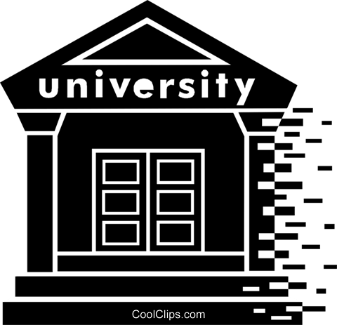 School Buildings Royalty Free Vector Clip Art Illustration - School Building Clip Art (480x463), Png Download