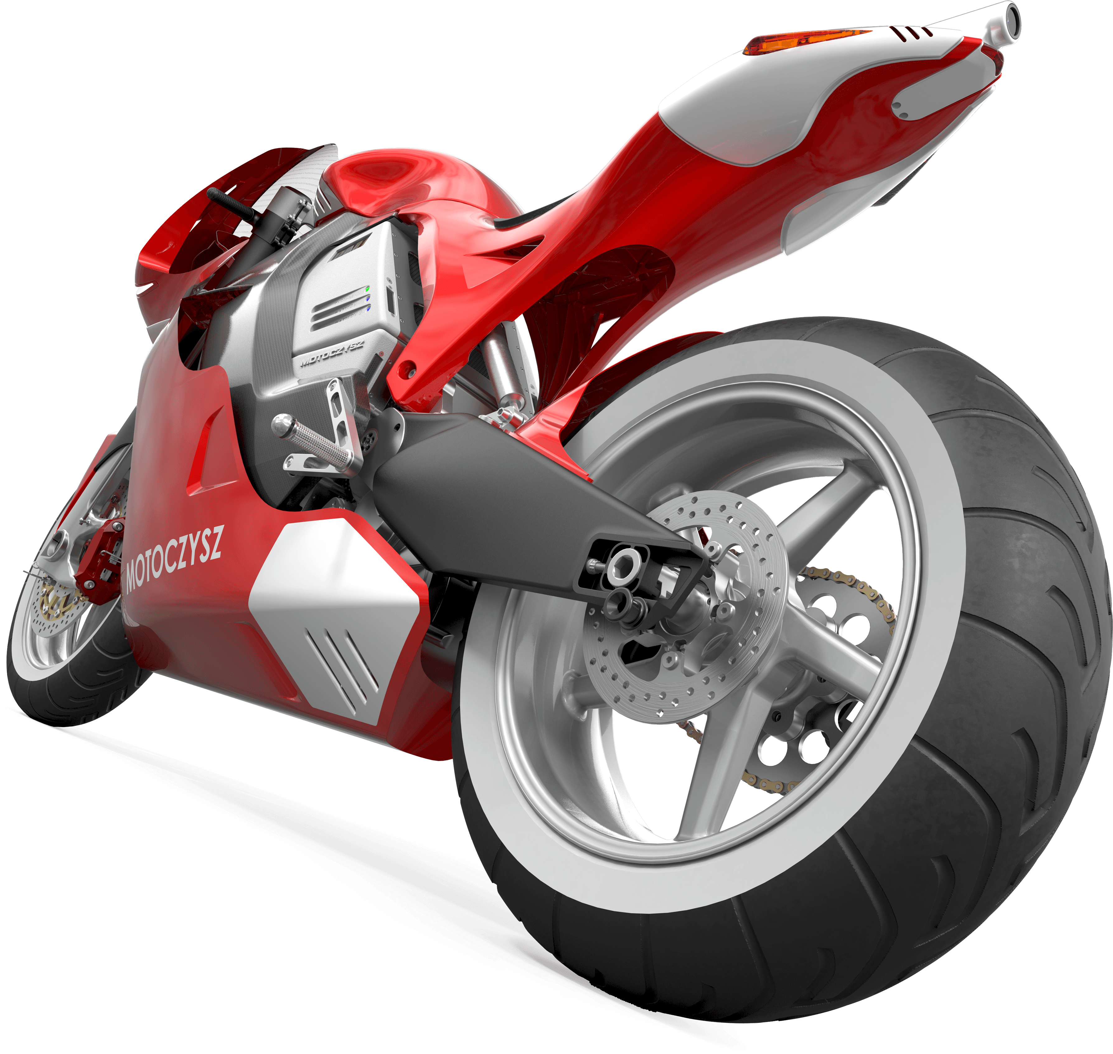 Motorcycle Clipart Bullet Bike - Motor Bike No Background (3576x3388), Png Download