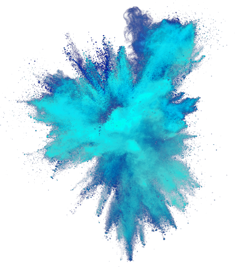 Transparent Blue Smoke Png (480x546), Png Download