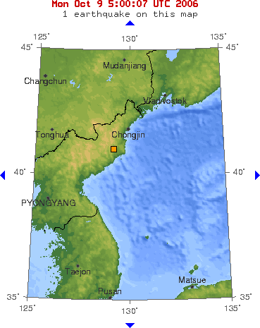 North Korea Nuclear Test Site In - North Korea Nuclear Test October 9 (369x465), Png Download