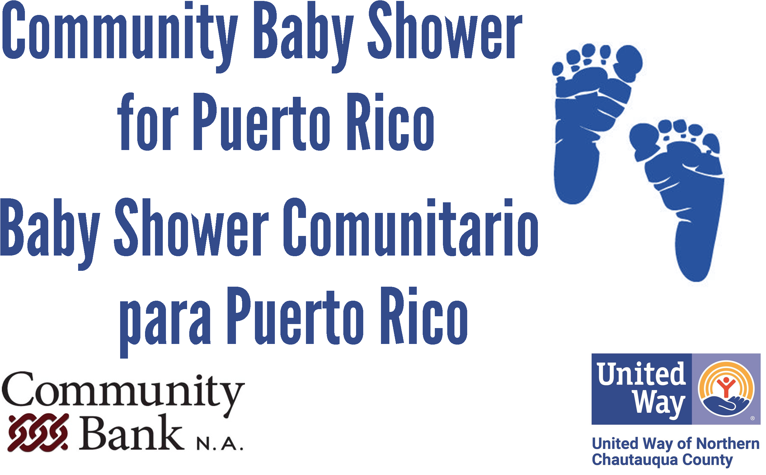 Community Baby Shower - United Way (2476x1578), Png Download
