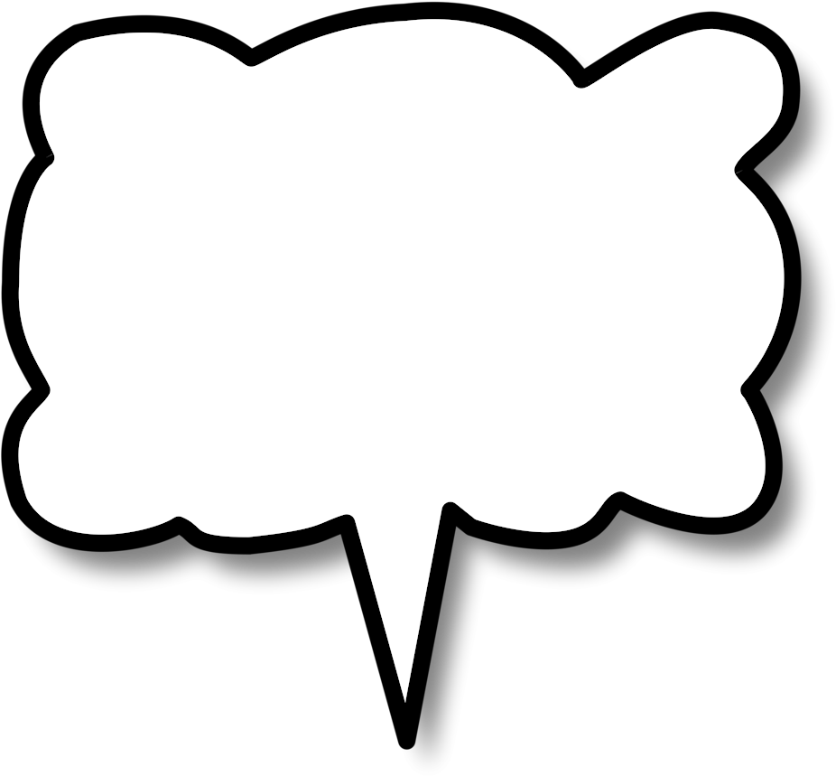 Speech Bubble (958x958), Png Download