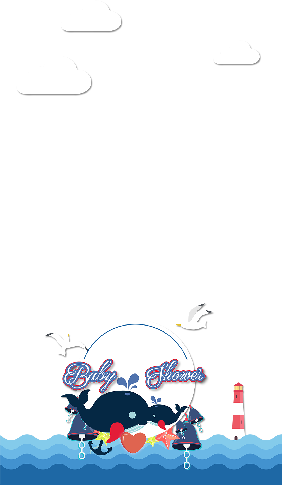 Ocean - Cartoon (1080x1920), Png Download