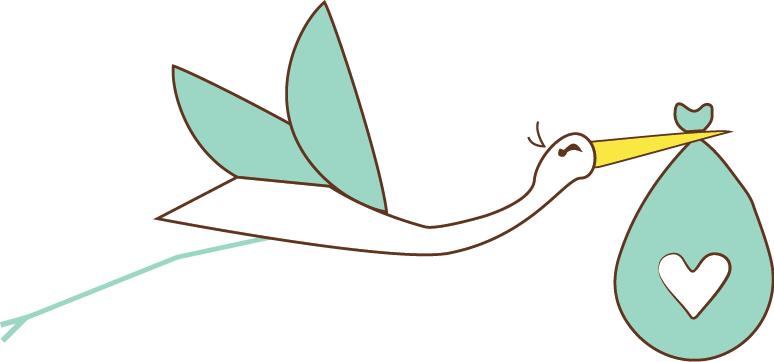Cool Baby Shower Gifts Stork - Baby Shower (774x362), Png Download