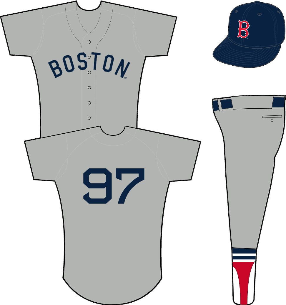 Boston Red Sox Road Uniform - Piratas De Pittsburgh Uniforms (1000x1035), Png Download