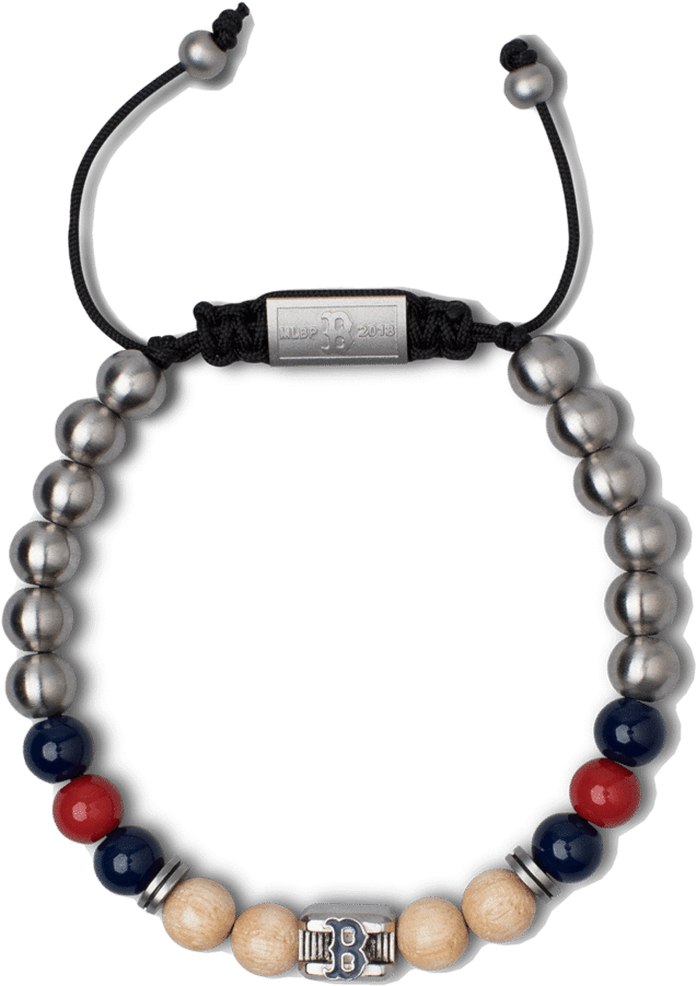 Boston Red Sox™ Square Macrame Bracelet 8mm - Prayer Beads (1024x1024), Png Download