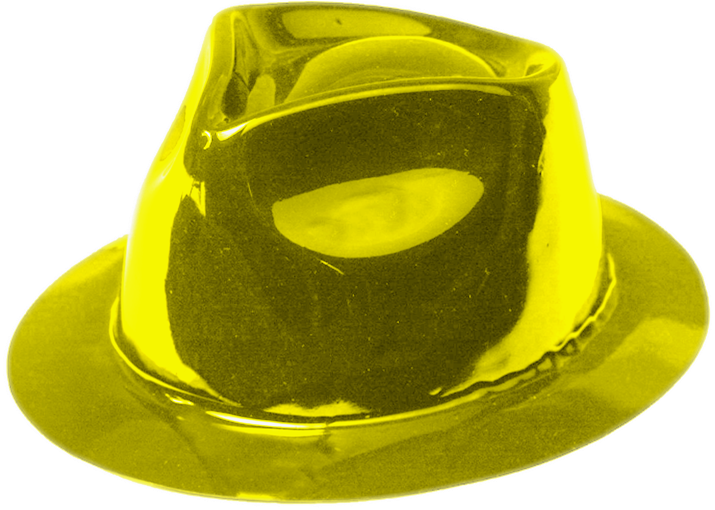 Mafiahatgold - Fedora (725x518), Png Download