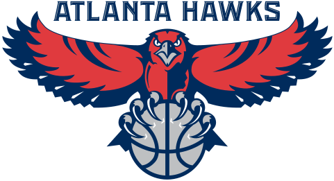 Atlanta Hawks Logo - Atlanta Hawks Logos 2018 (500x278), Png Download