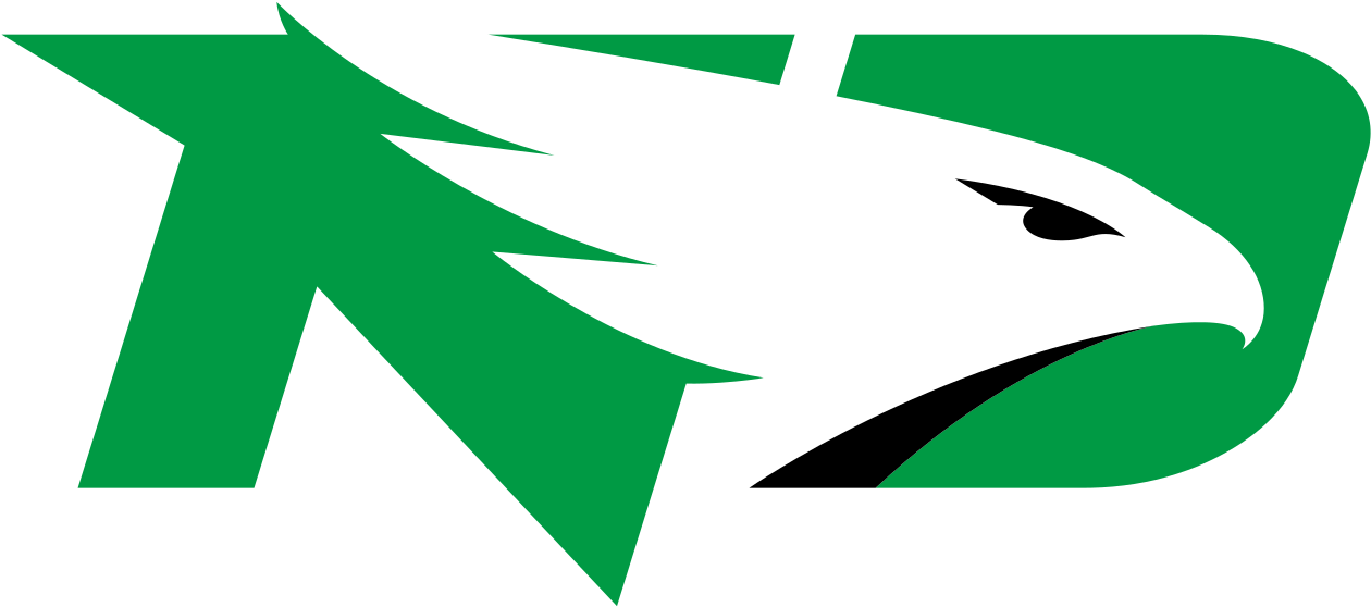 University Of North Dakota Fighting Hawks Mascot (1280x576), Png Download