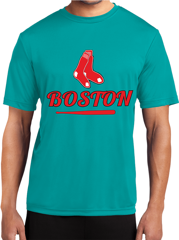 Boston Red Sox - Mens Black Penguin Power Swim Moisture Wicking T-shirt (936x936), Png Download