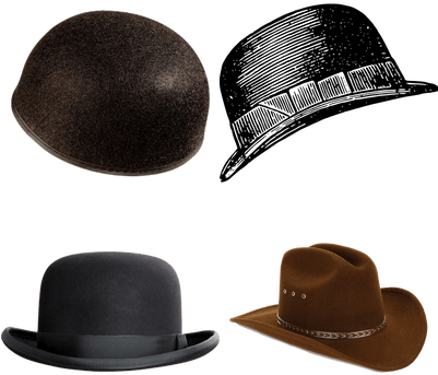 Bowler Hat (400x400), Png Download