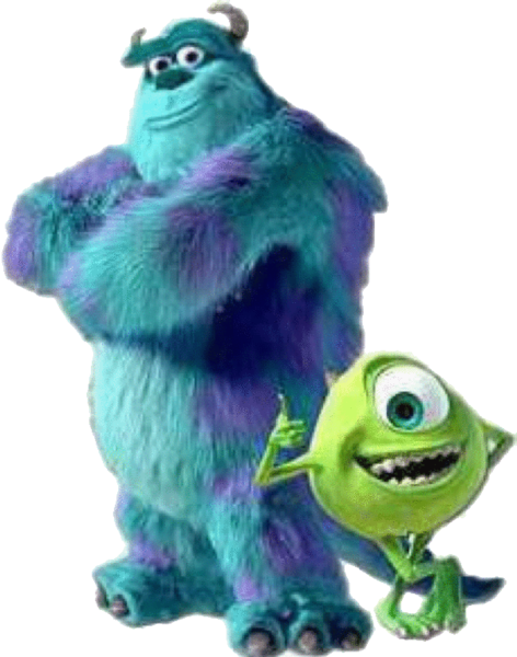 Share This Image - Disney Monster Inc (472x600), Png Download