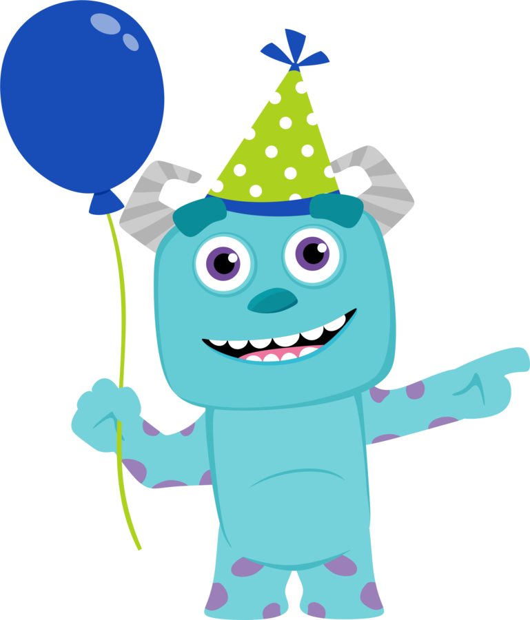 Clipart De Monster Party Bebés - Monsters Inc Baby Characters (769x900), Png Download