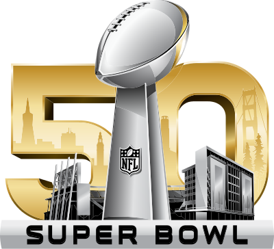 Super Bowl 50 Logo (400x364), Png Download
