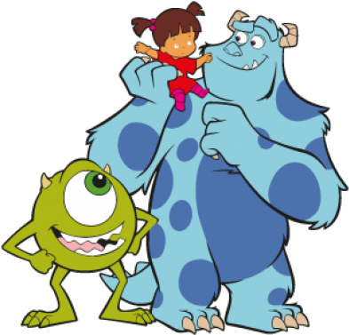 Family Monsters Inc Clipart - Monster Inc Cliparts (393x377), Png Download