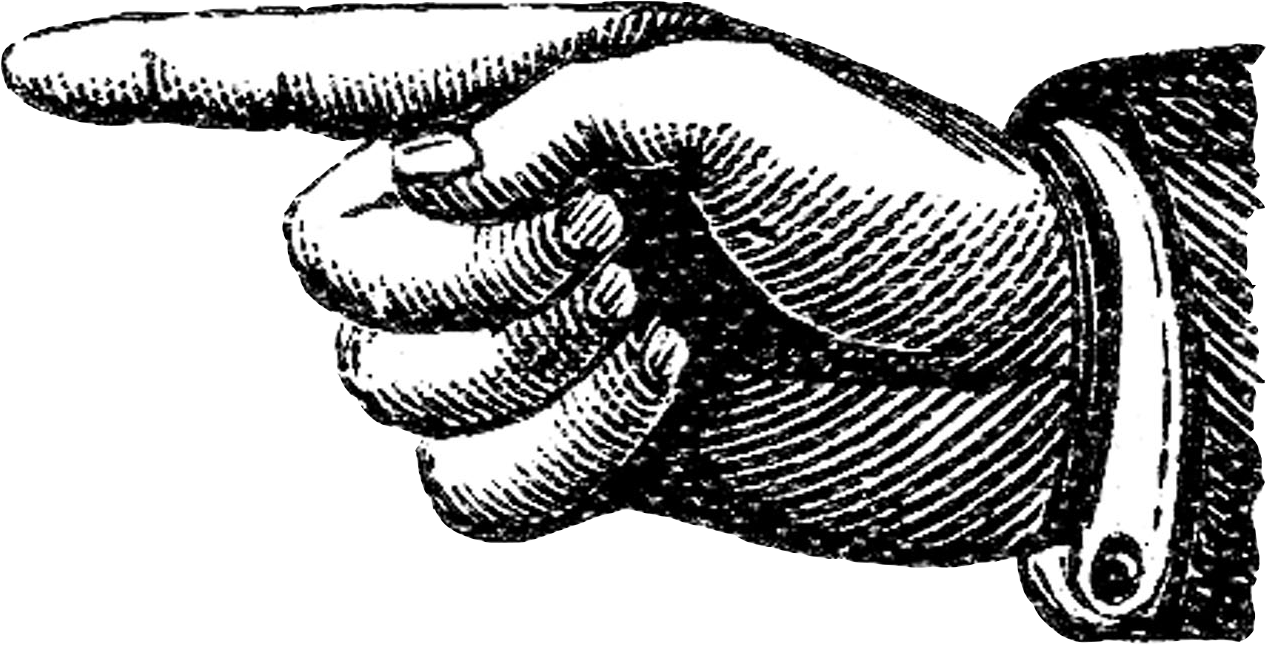 Hand Pointing - Harry Potter Pointing Hand (1350x799), Png Download