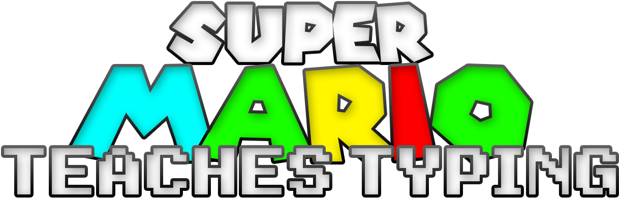 Super Mario Teaches Typing All Caps Aaaaaaaaaaa - Wiki (1238x414), Png Download