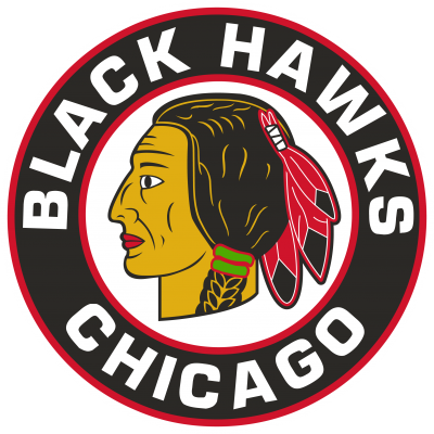 Chicago Black Hawks Logo, 1941-1955 - Chicago Black Hawks Logo 1941 (400x400), Png Download