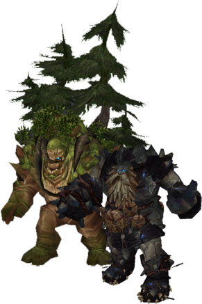 Stone Giants - World Of Warcraft Giant (300x440), Png Download