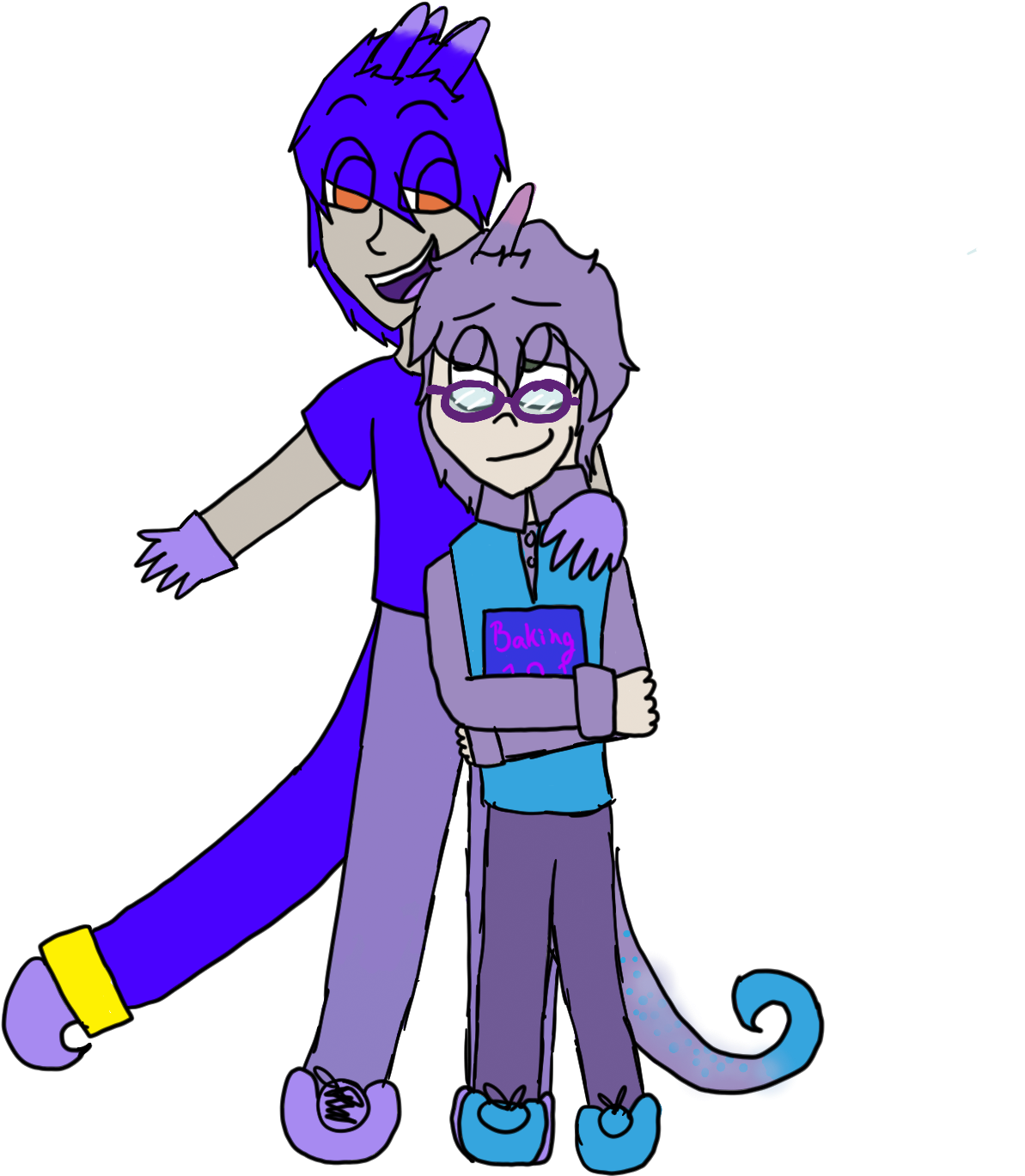 My Oc Noah Leo Westley With Randall "randy" Boggs From - Monsters University Oc (1280x1408), Png Download