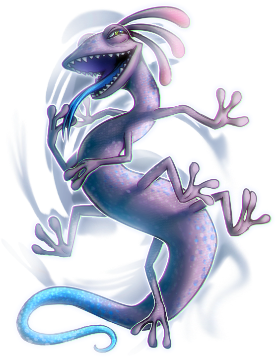 Randall By Kawiku - Monsters Inc Randall Fanart (566x747), Png Download