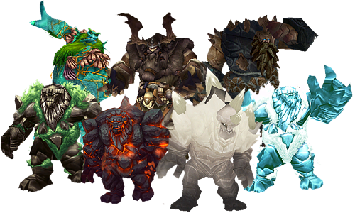 Wow Humanoid Creatures (500x300), Png Download