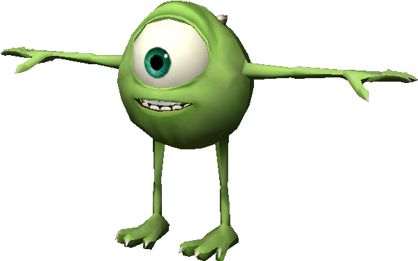 Download Zip Archive - Mike Wazowski Models Resource (750x650), Png Download
