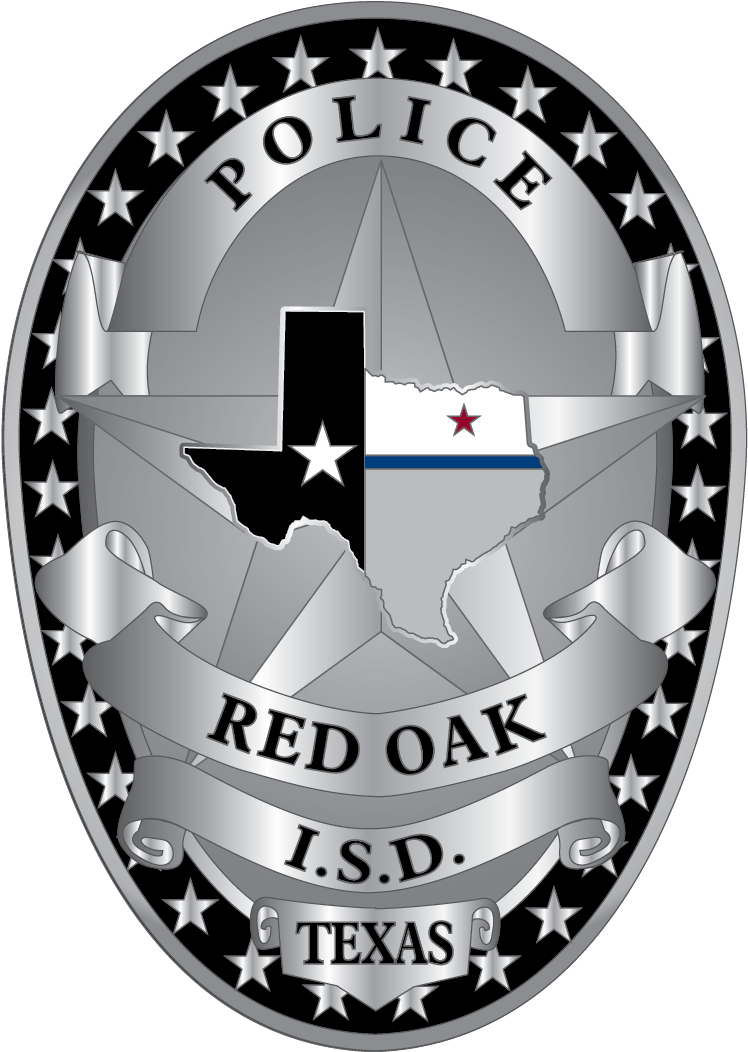 Roisd Police Roisd Police Department Png Red Oak Hawks - Texas Badge Police Sergeant (756x1051), Png Download