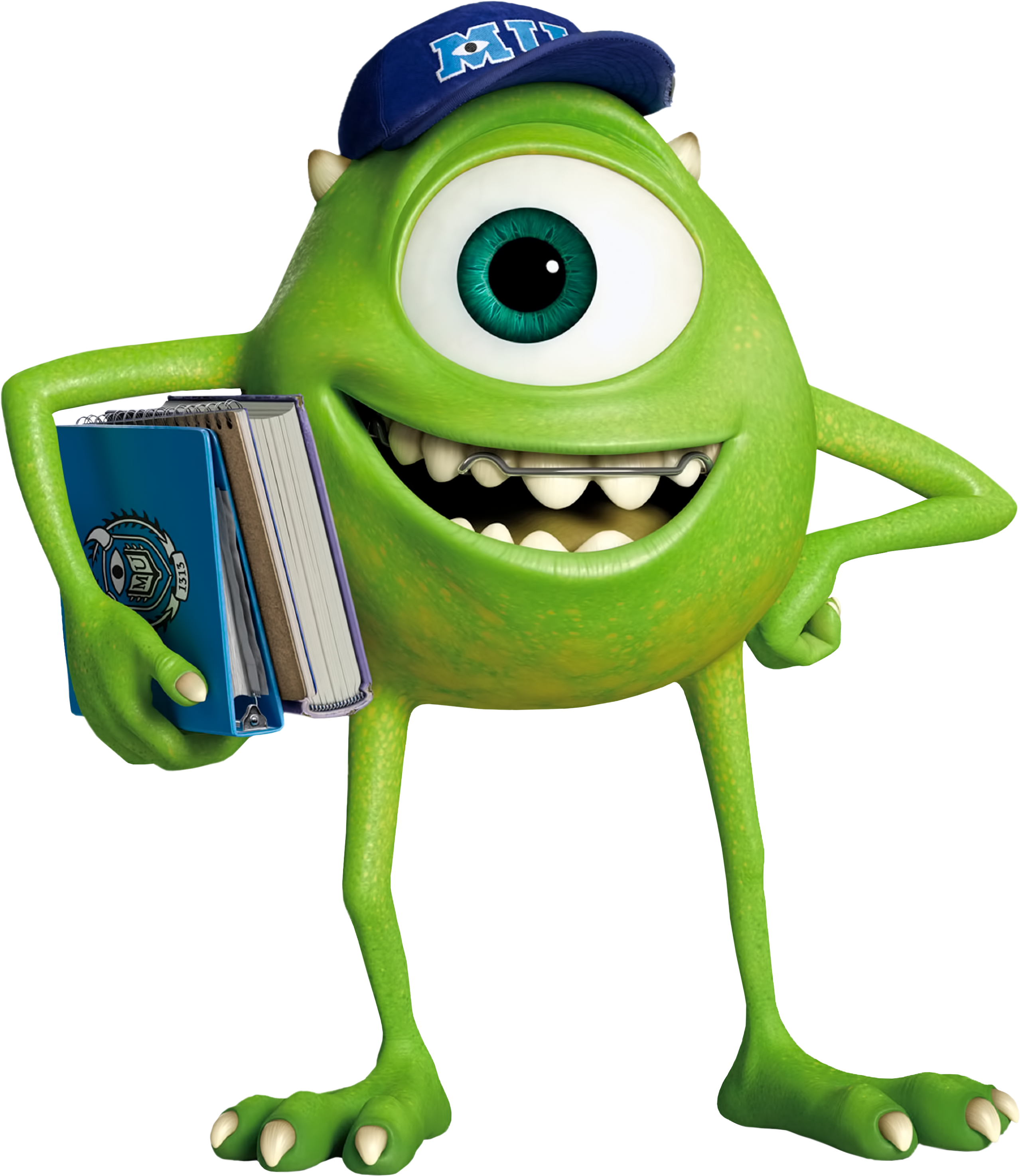Monsters Inc For Kids - Mike Wazowski Universidade Monstros (1262x1441), Png Download