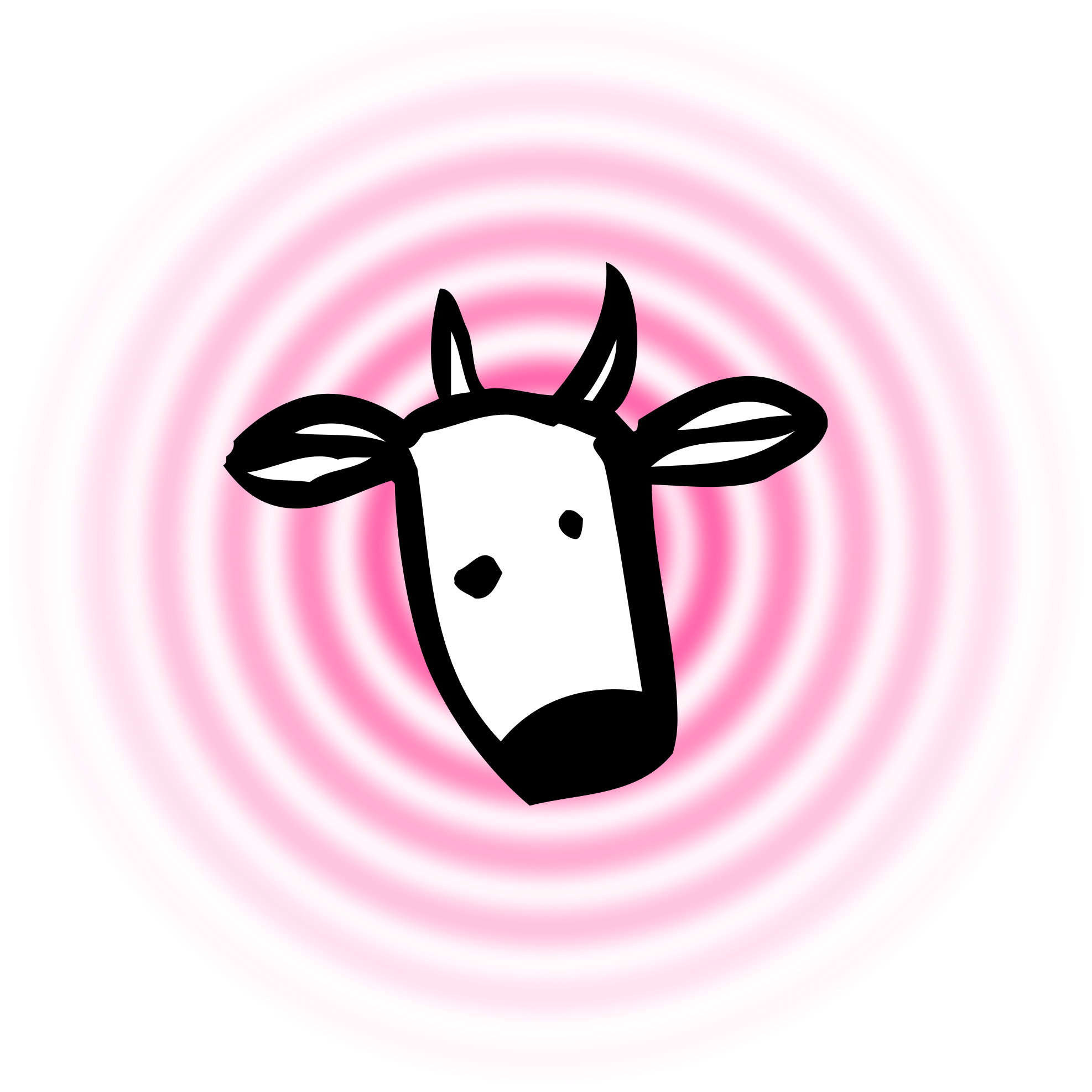 Open - Larry The Cow (2000x2000), Png Download