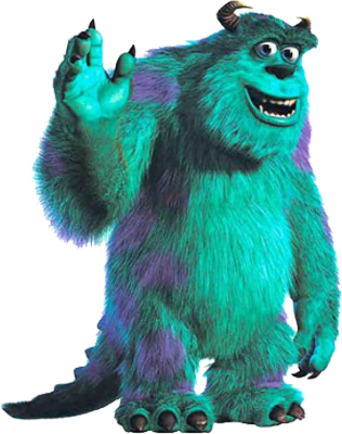 Monsters Inc Sulley Psd - Sullivan Monster Inc (316x400), Png Download