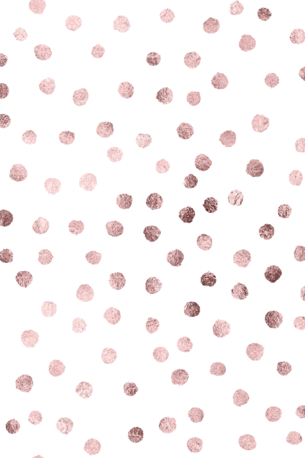 Rose Gold Dots Pattern - Pink Polka Dot Png (600x900), Png Download