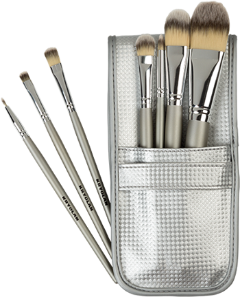 The Make-up Brush Set Made From Synthethic Fibers Is - Make Up Brush Set Kryolan (350x450), Png Download