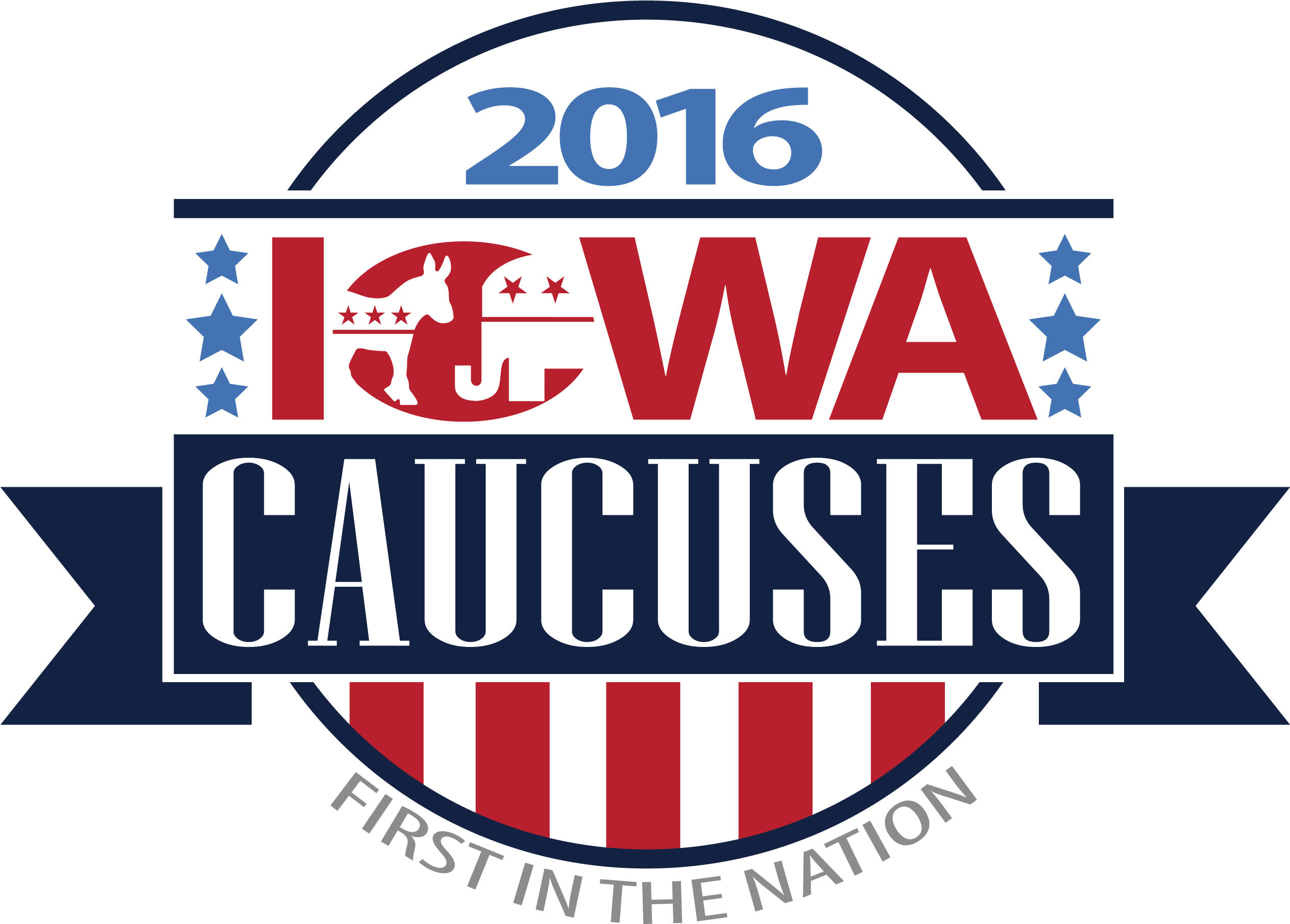 Were The Iowa Caucus Results All You Thought They Would - Iowa Caucus 2016 (2550x2550), Png Download