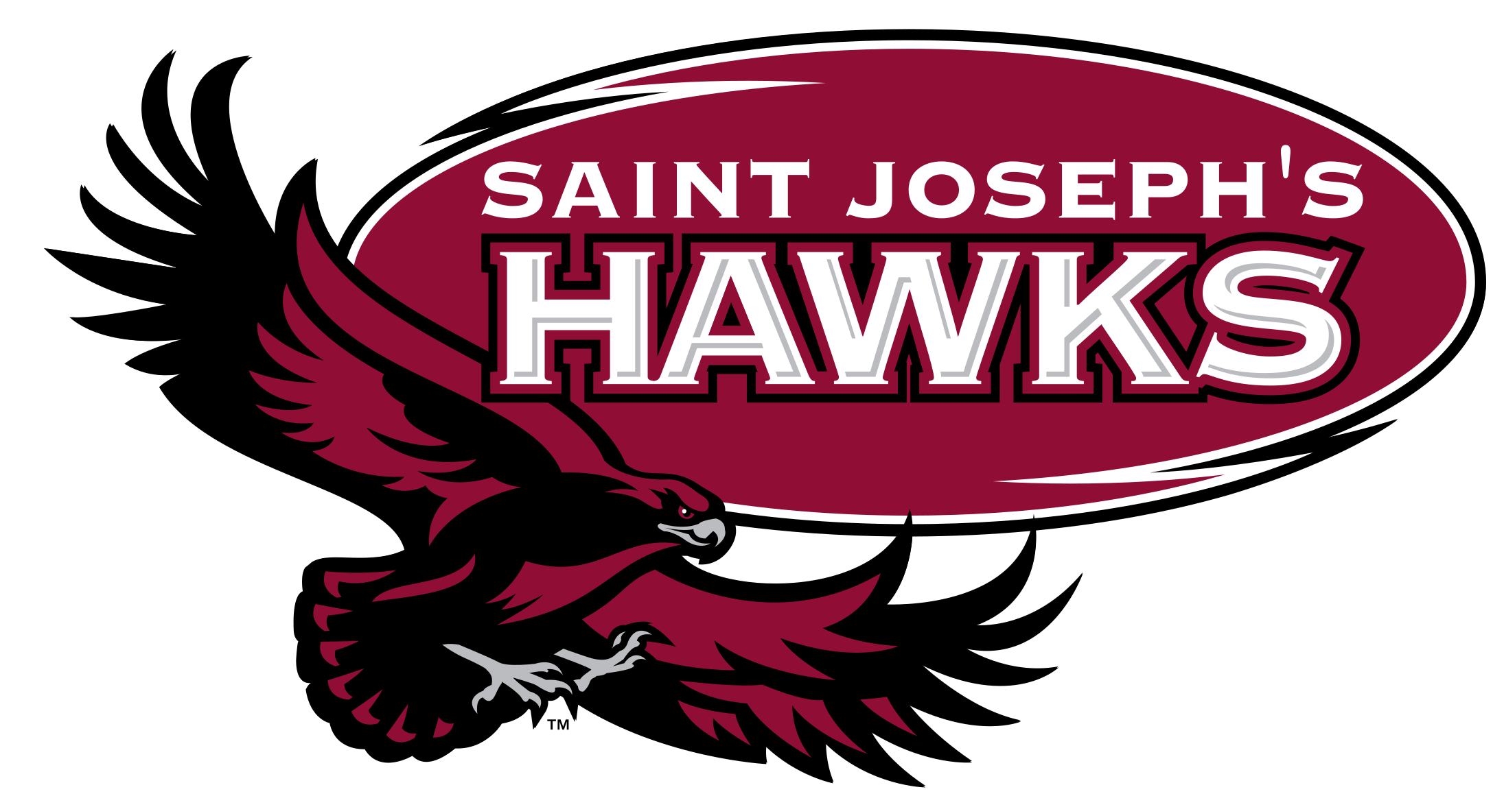 Saint Joseph's Hawks Logo Png Transparent - Saint Joseph Hawks Logo (2400x2400), Png Download