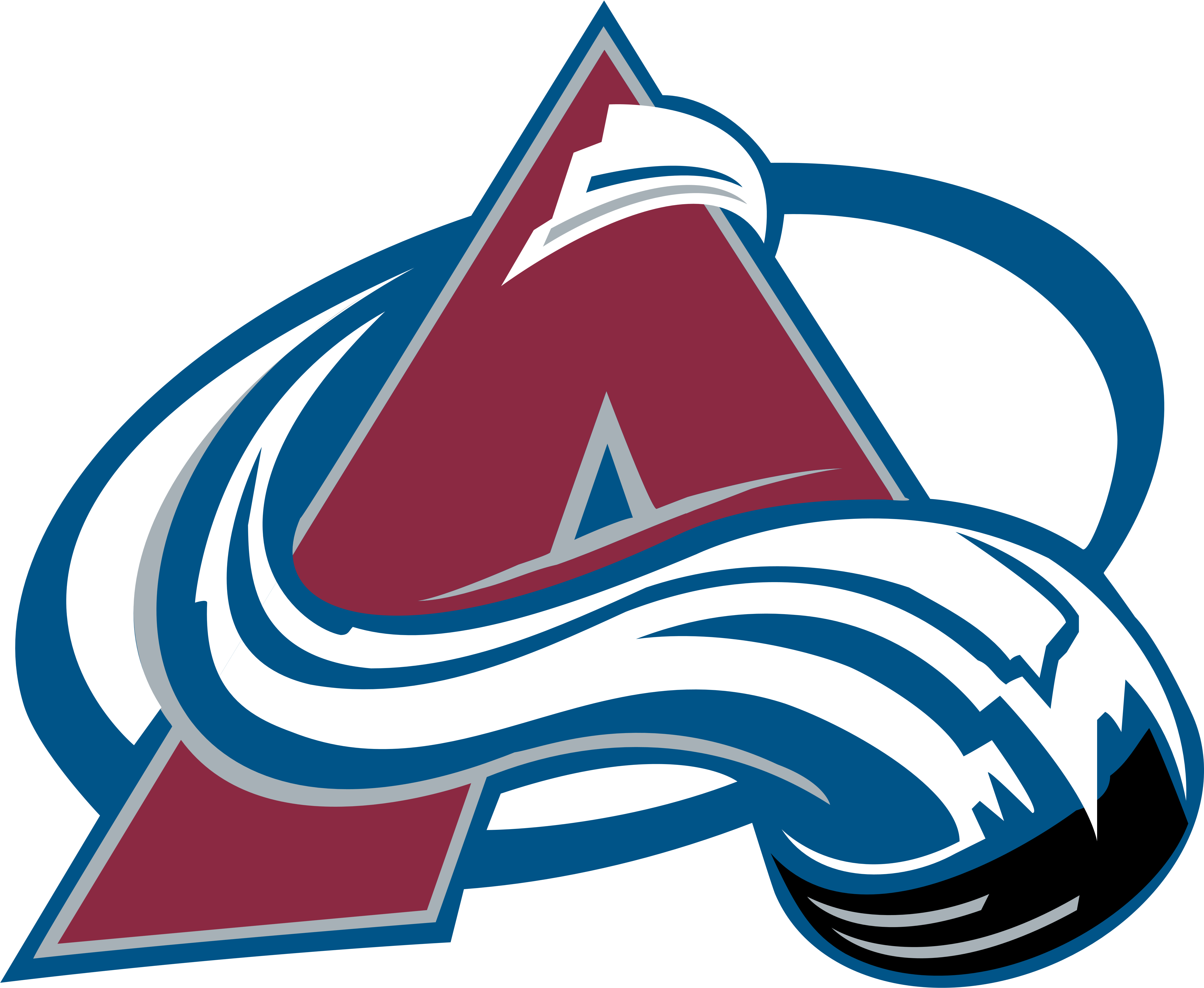 Super Bowl 50 Is Almost Here - Colorado Avalanche Logo 2017 (1249x1024), Png Download