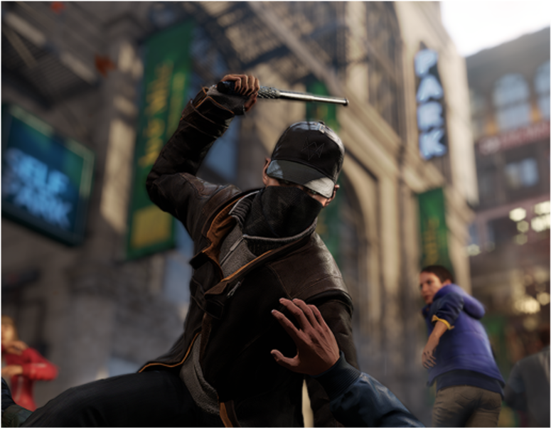 Ubisoft Anxious About Watch Dogs E3 Showing - Watch Dogs Aiden Pearce Video Game Art 24x18 Print (1200x675), Png Download