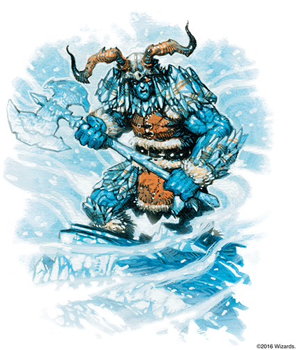 1st Edition, 2nd Edition, 4th Edition - D&d Female Frost Giant (450x521), Png Download