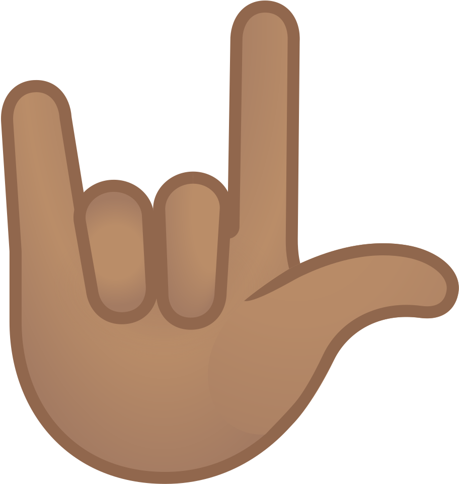 Download Svg Download Png - Ru Te Amo Em Libras (1024x1024), Png Download